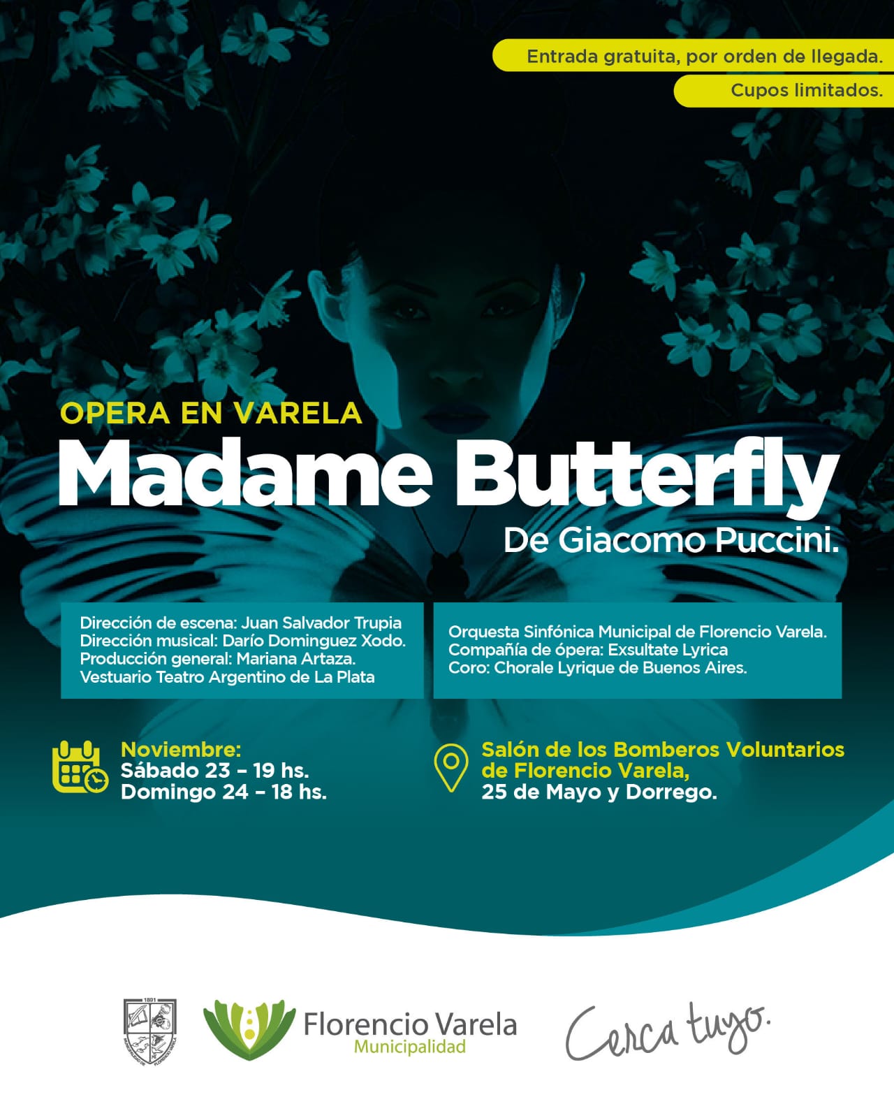 ¡Florencio Varela se prepara para “Madame Butterfly”: la Ópera con una gran historia de amor que se ambienta en Japón y transciende las fronteras!