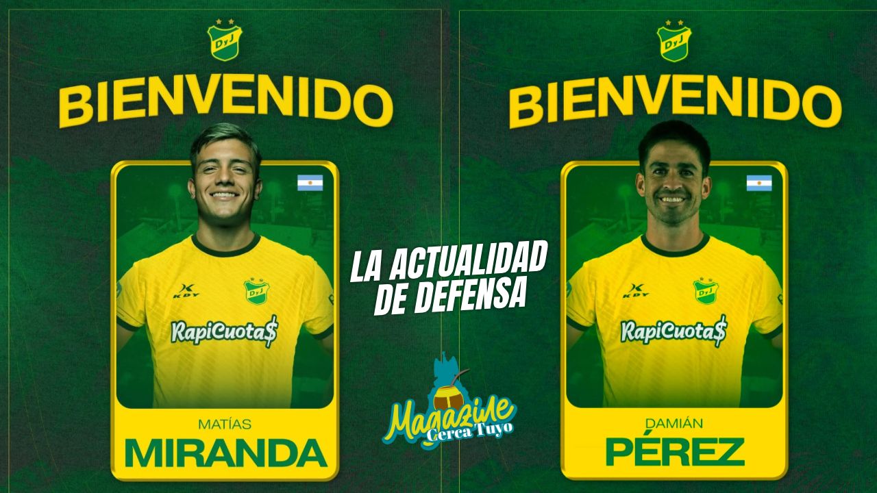 Matías Miranda y Damián Pérez nuevos futbolistas de Defensa y Justicia