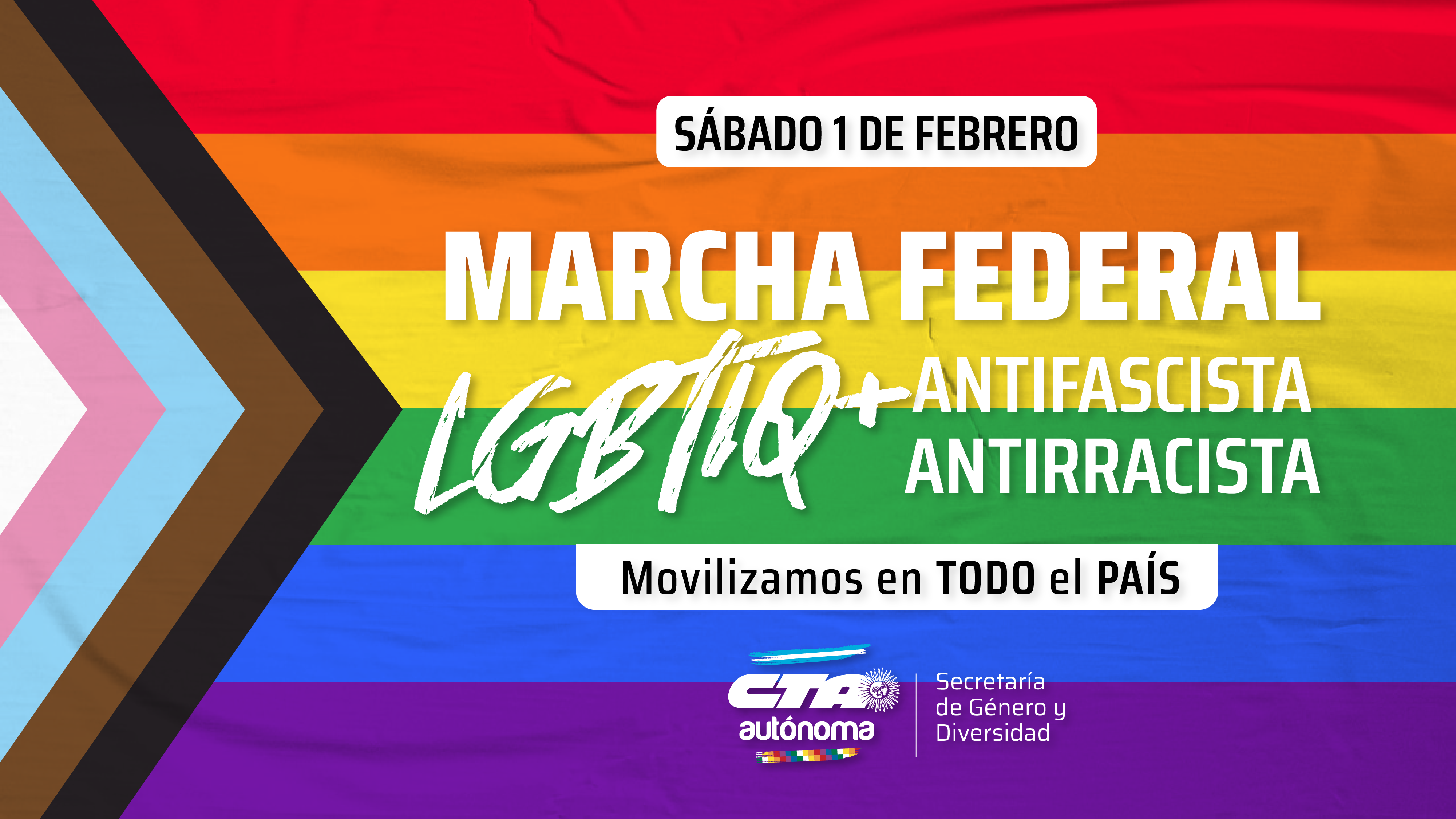 Agustin Lecchi del Sindicato de Prensa nos invitó a la Marcha Federal LGBTIQ+ Antifascista y Antirracista