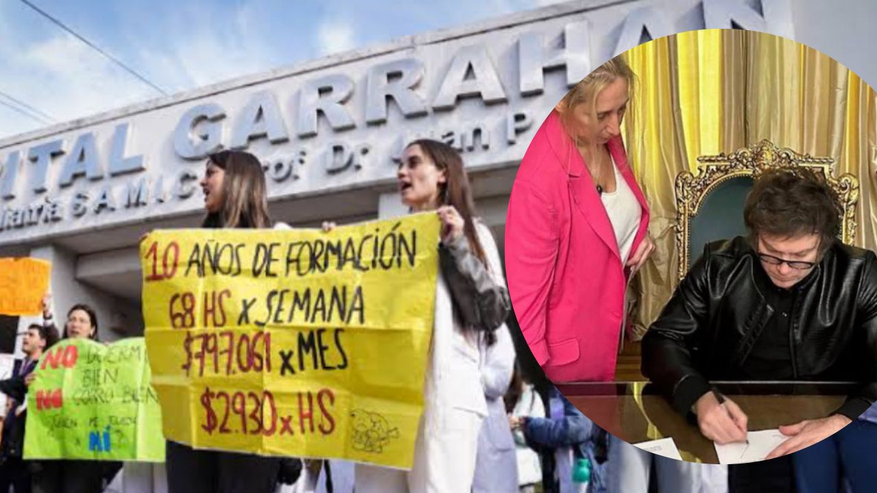 Hospital Garrahan I Milei vetó la Ley de Emergencia Pediátrica