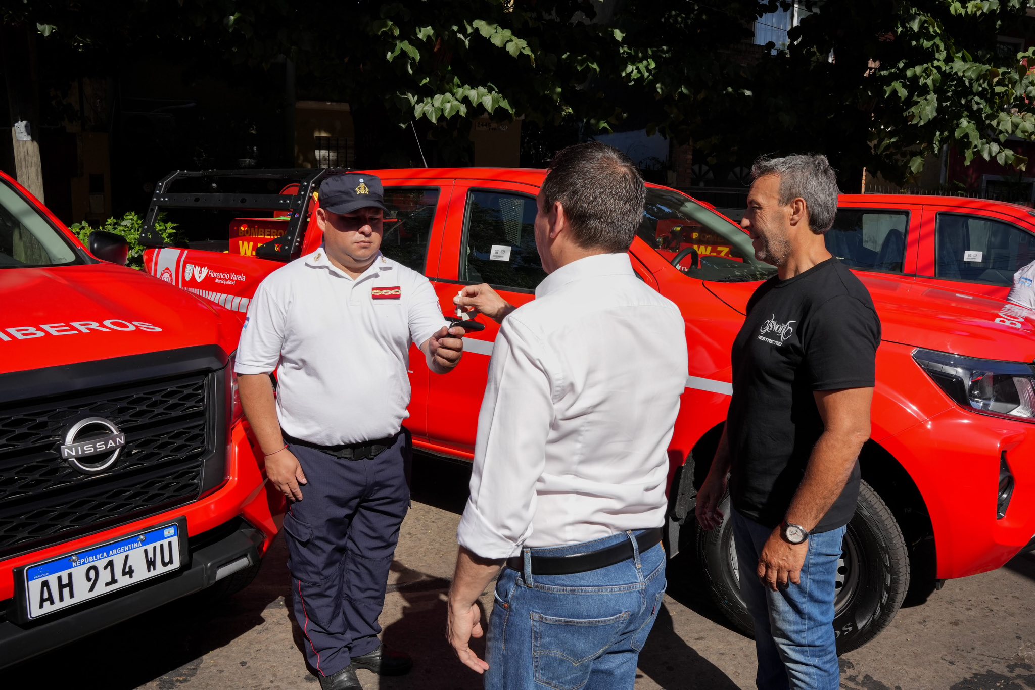 Ceremonia oficial por los 70 años de los Bomberos Voluntarios de Florencio Varela